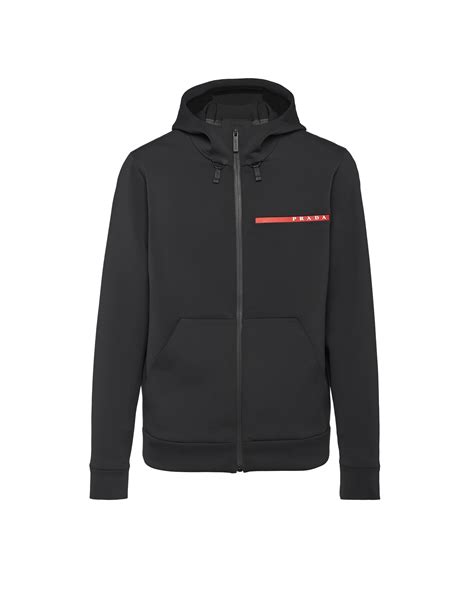 prada men's hoodie